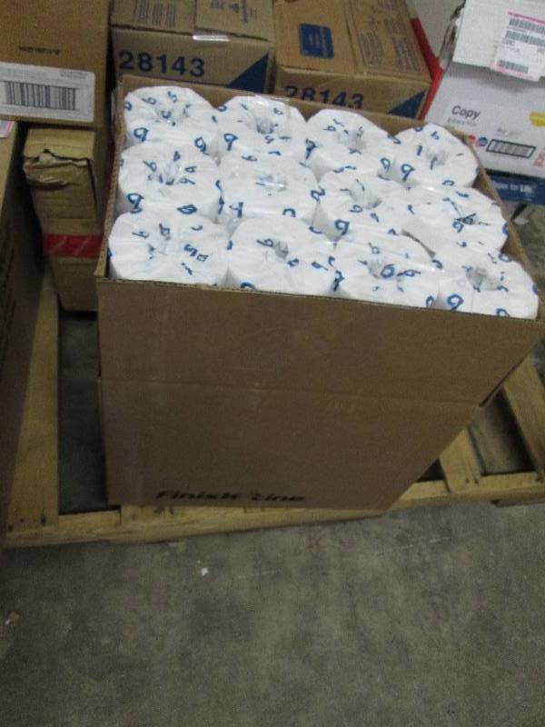 lot 263 image: Box of Toilet Tissue Rolls...