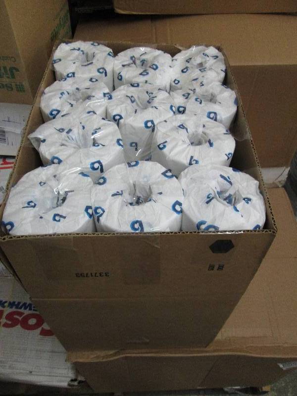lot 264 image: Box of Toilet Tissue Rolls...