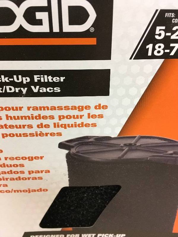 lot 3 image: Ridged Wet Application Foam Filter for 5.0 gal. RIDGID Wet Dry Vacs