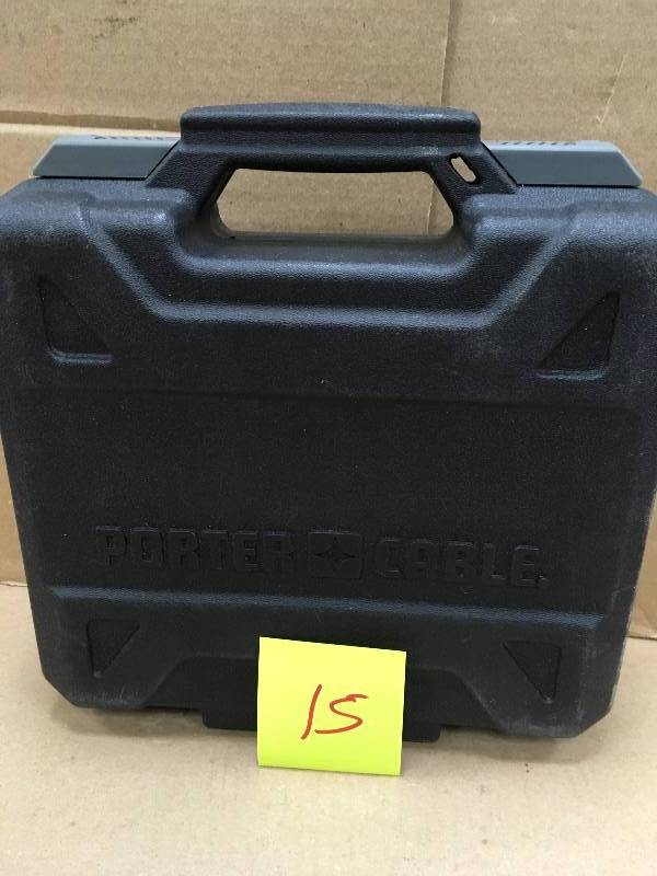 lot 15 image: Porter Cable 18-Gauge Pneumatic Brad Nailer Kit