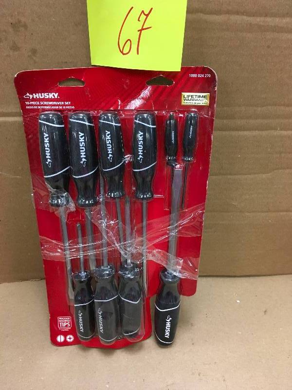 Husky 10 deals piece screwdriver set