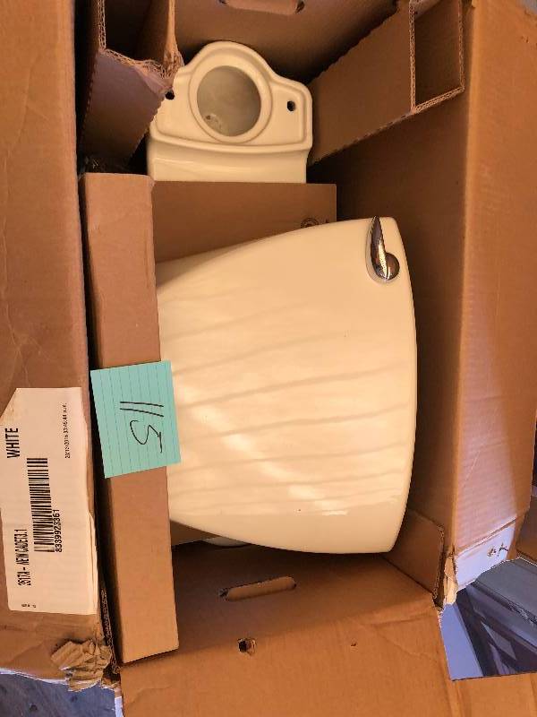 lot 115 image: American Standard Cadet 3 FloWise Tall Height 2-piece 1.28 GPF High Efficiency Elongated Toilet in White with Slow Close Seat