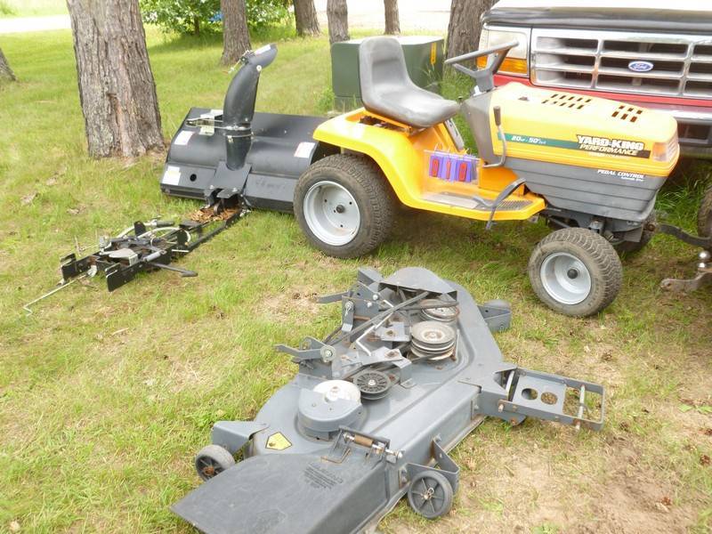 SnS Auctions # 325 Riding lawn mowers & air compressors