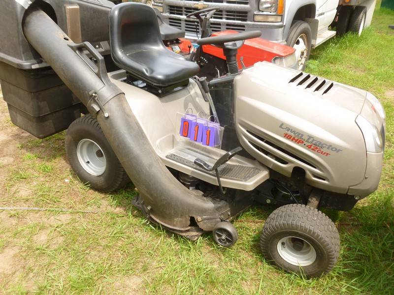 SnS Auctions # 325 Riding lawn mowers & air compressors