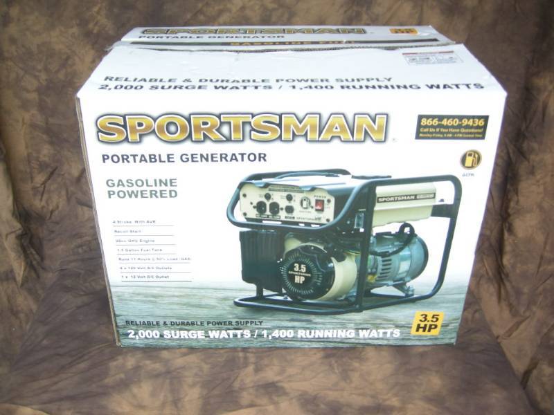 lot 4 image: Sportsman 2000 Watt Portable Generator