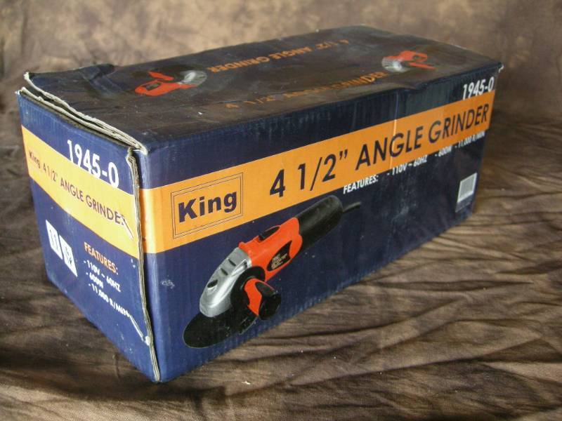 lot 16 image: King 4-12 Angle Grinder