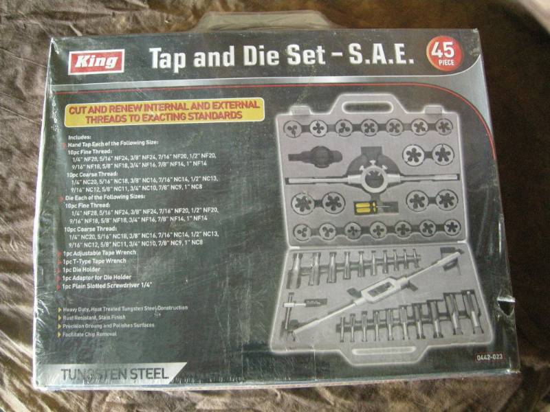 lot 53 image: King Tap and Die Set. SAE.