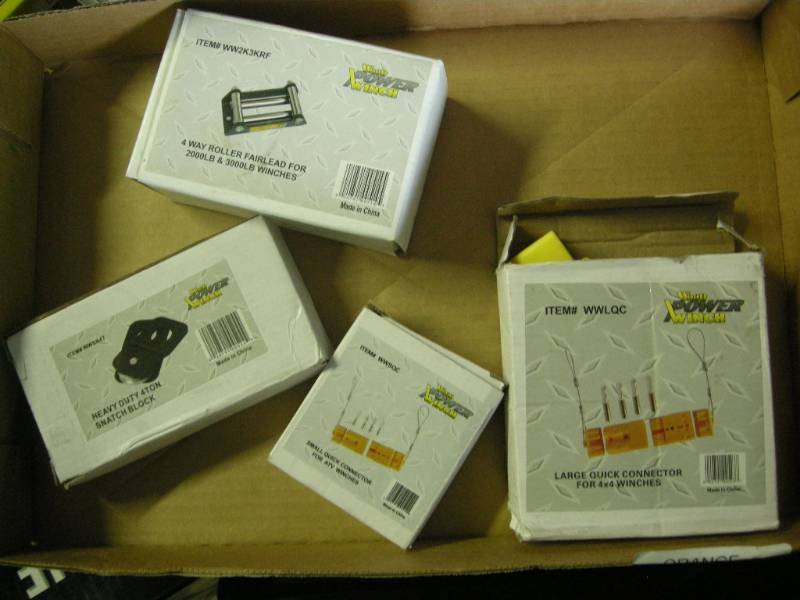 lot 68 image: Power Winch Accessories