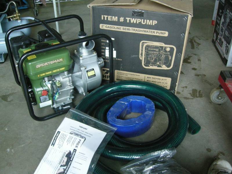 lot 71 image: Sportsman 2 Semi-TrashWater Pump