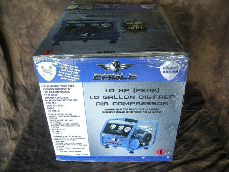 lot 72 image: Eagle Silent Series Portable Air Compressor
