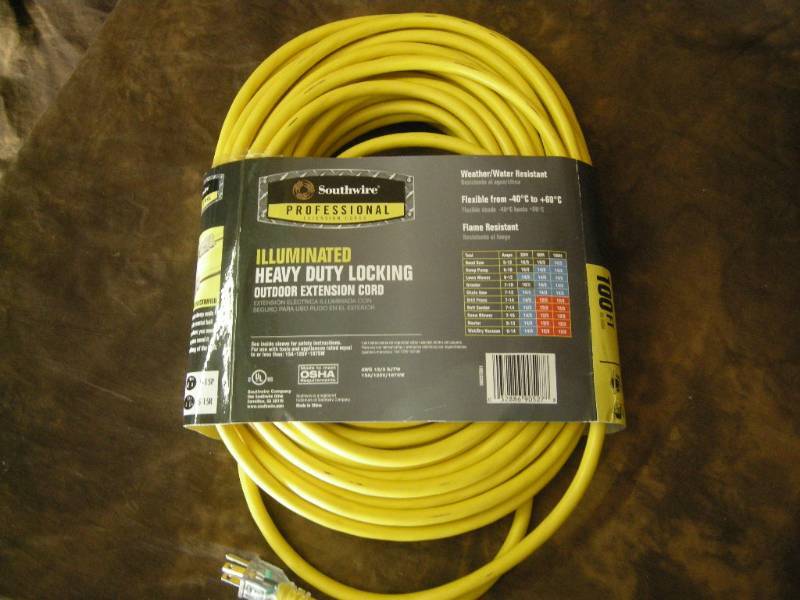lot 80 image: Southwire 100 Professional Extension Cord
