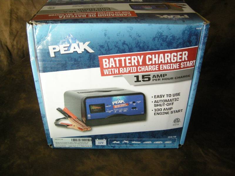 lot 85 image: Peak 15amp Battery Charger