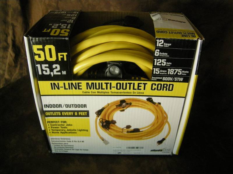 lot 86 image: ElectraTrac 50 Inline Multi-Outlet Cord