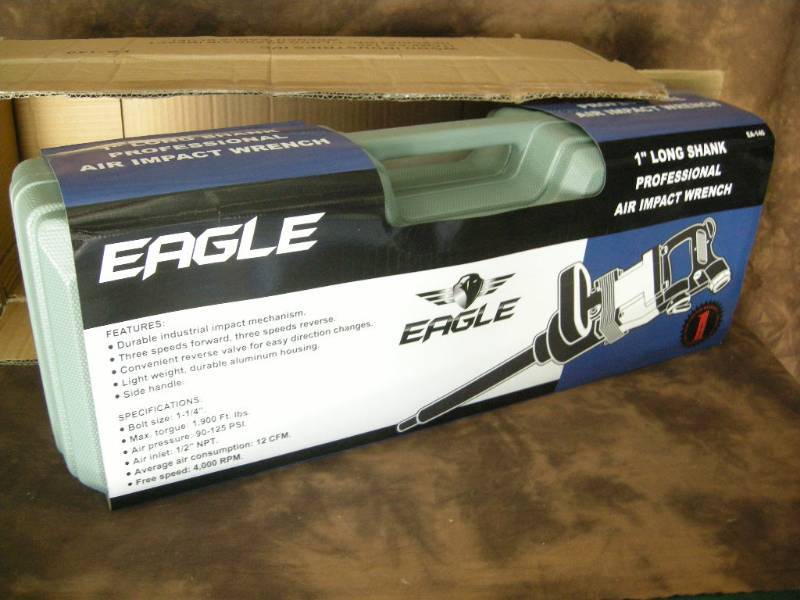 lot 105 image: Eagle 1 Long Shank Air Impact Wrench