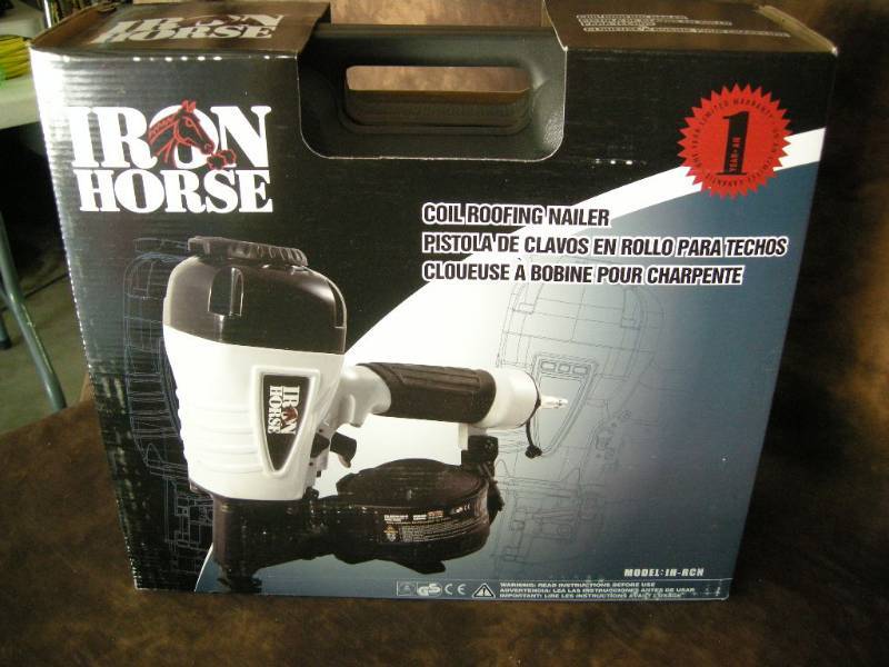 lot 114 image: Iron Horse Coil Roofing Nailer