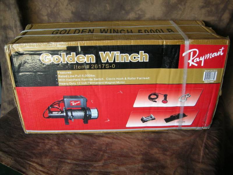 lot 121 image: 5000lb Golden Winch