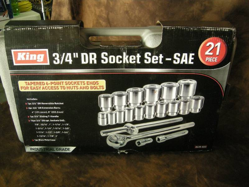 lot 132 image: King 34 Dr Socket Set