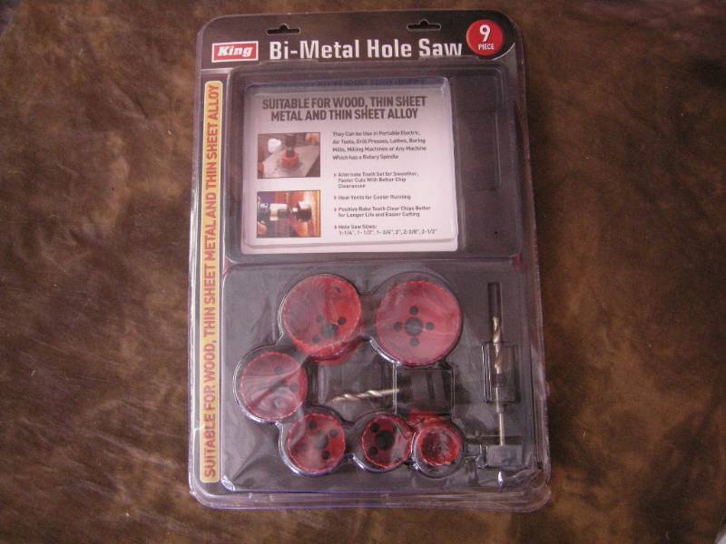 lot 146 image: King Bi-Metal Hole Saw Kit
