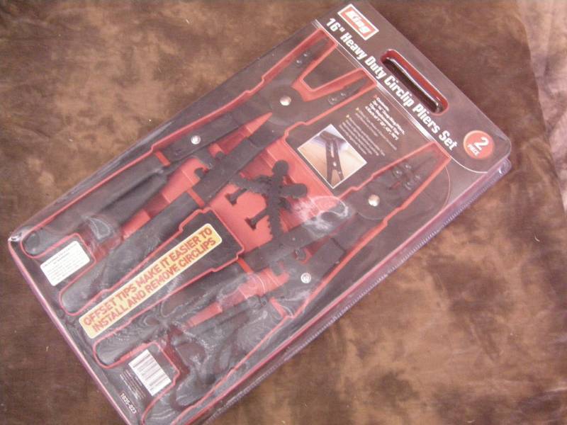 lot 147 image: King 16 Heavy Duty Circlip Pliers Set