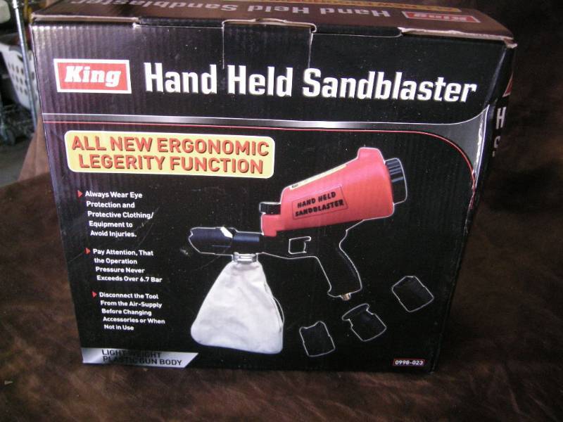 lot 150 image: King Hand Held Sandblaster