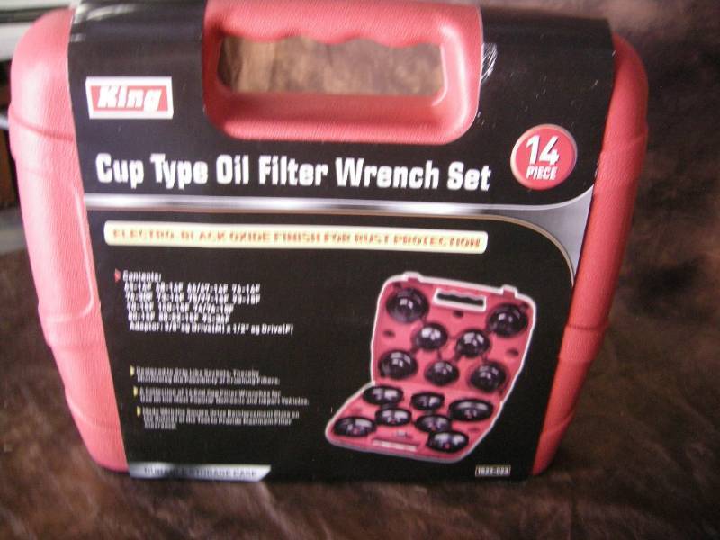 lot 154 image: King Cup Type Oil Filter Wrench Set