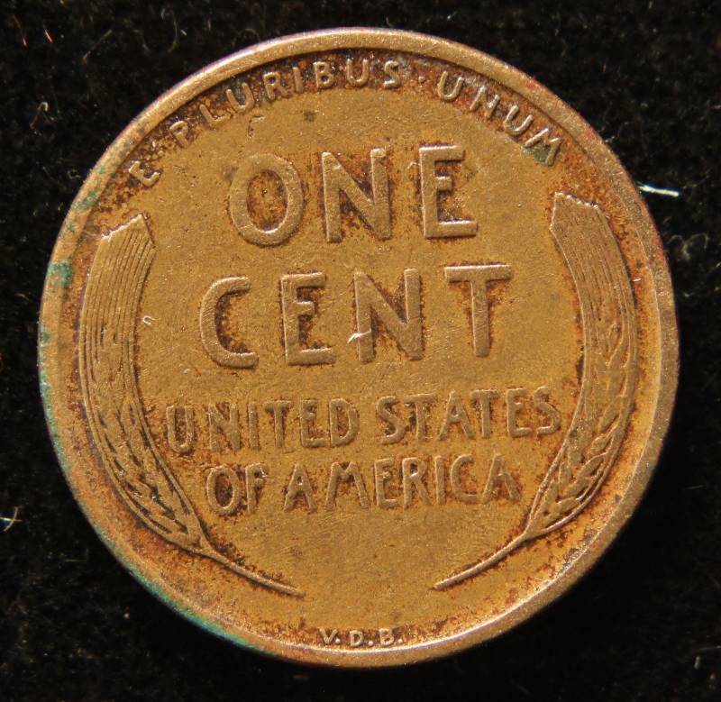 1909-S VDB US WHEAT CENT RARE KEY DATE COIN