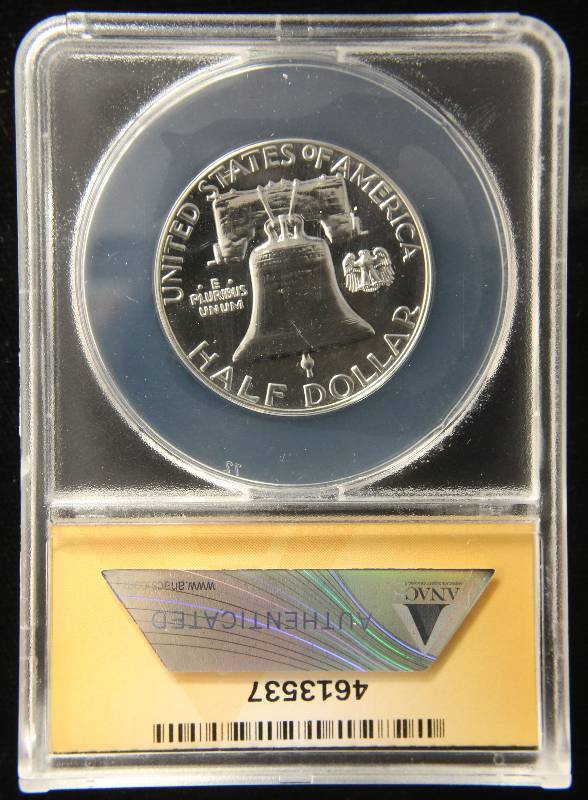 1961 PROOF FRANKLIN HALF DOLLAR PF66 ANACS