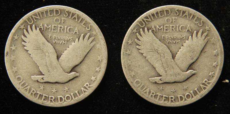 2 STANDING LIBERTY QUARTERS 1929-D & 1930