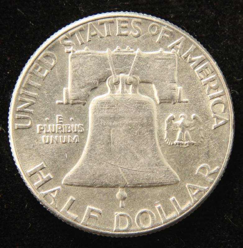1951 FRANKLIN SILVER HALF DOLLAR