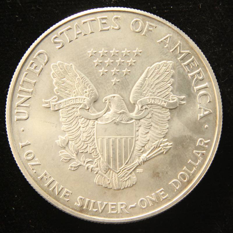 2000 COLOR & ENAMELED AMERICAN SILVER EAGLE 1 TROY OZ. .999 FINE SILVER