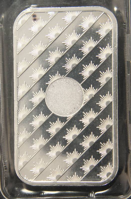 1 TROY OZ. .999 FINE SILVER BAR SUNSHINE MINTING SEALED