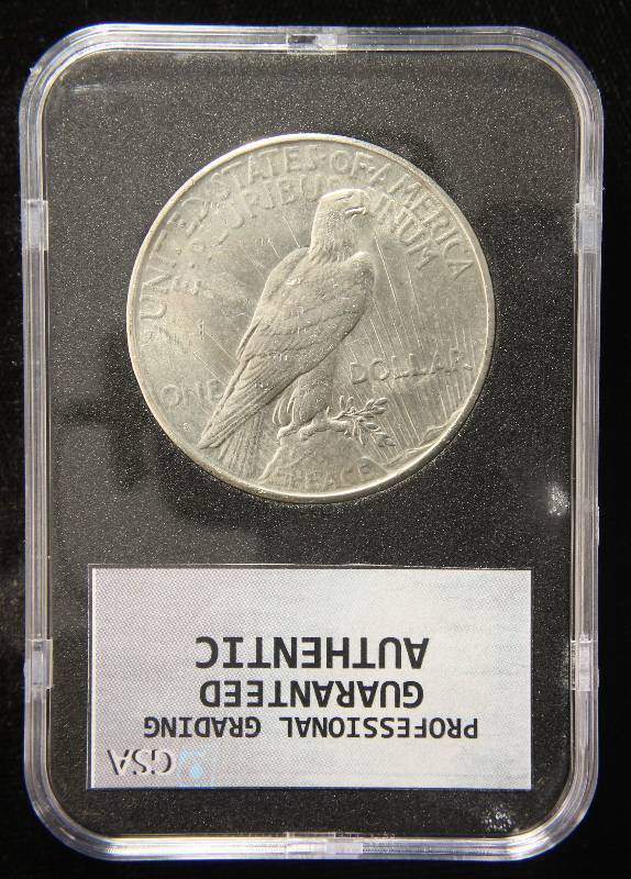 1927-S PEACE SILVER DOLLAR MS64 PGSA
