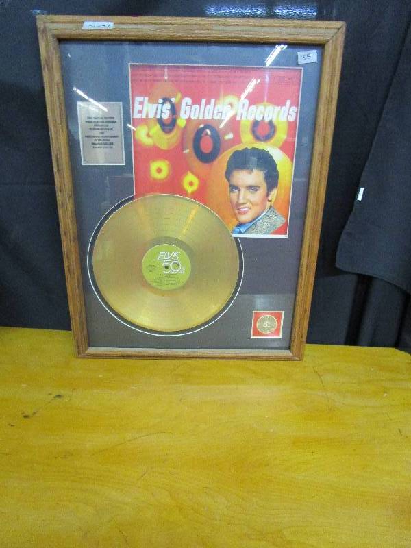 Elvis Golden Record Framed