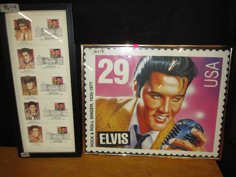 First Day of Issue Elvis Presley Stamps