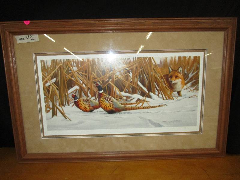Pheasant and Fox Picture