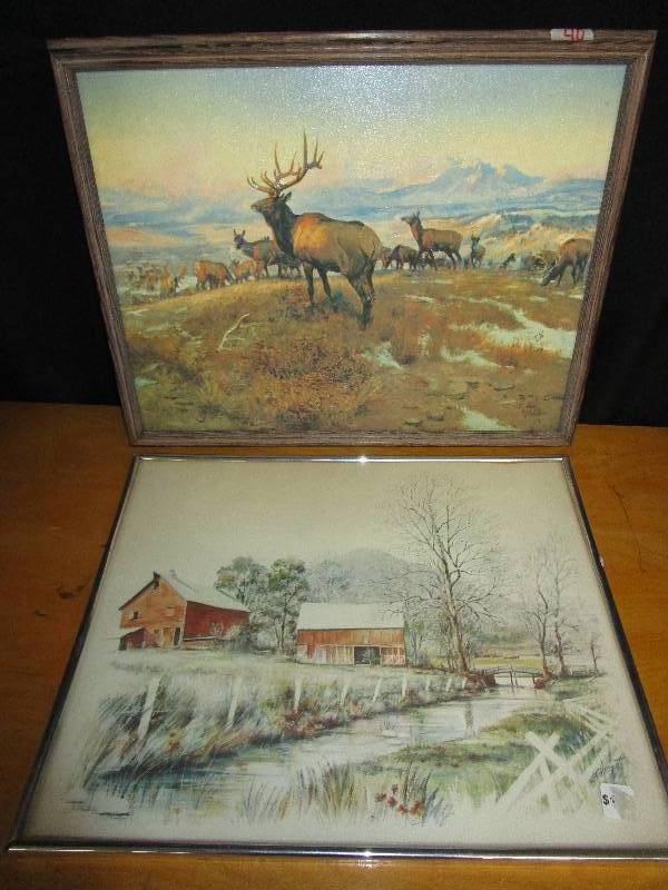 Elk Picture, Farm Landscape Picture