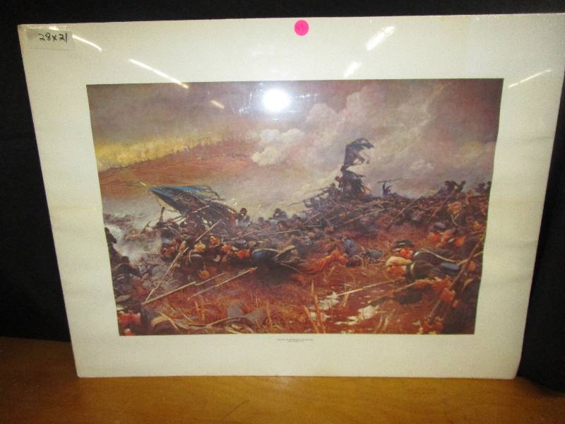 The Battle of Nashville by Howard Pyle State Capital -Oil