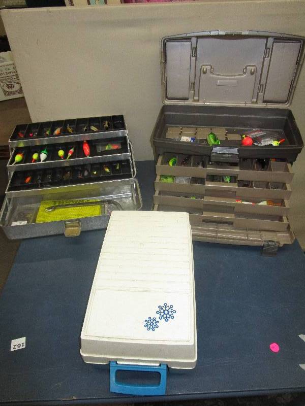 3 Tackle Boxes