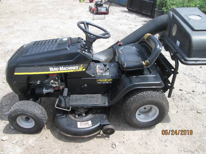 Yard machine 15.5 online hp 42