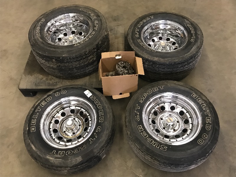Set Of (4) Wheels & Tires USA-1 Fi...