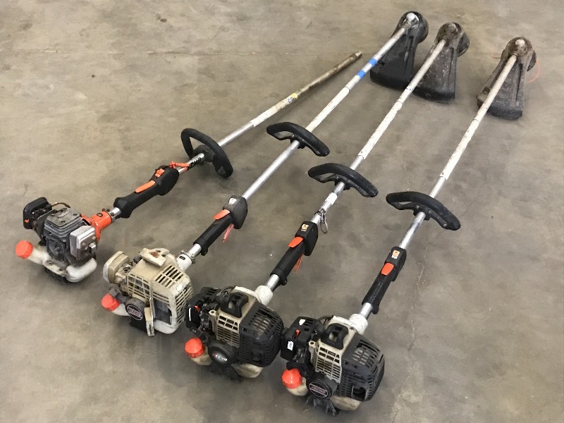 Lot Of (4) Echo Commercial Grass Tr...
