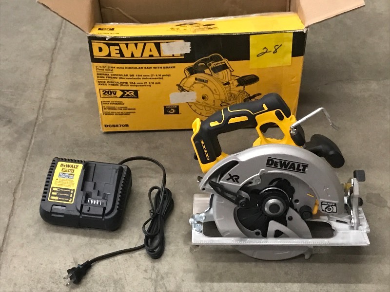 Unused DeWalt 20Volt Lithium 7.25 ...