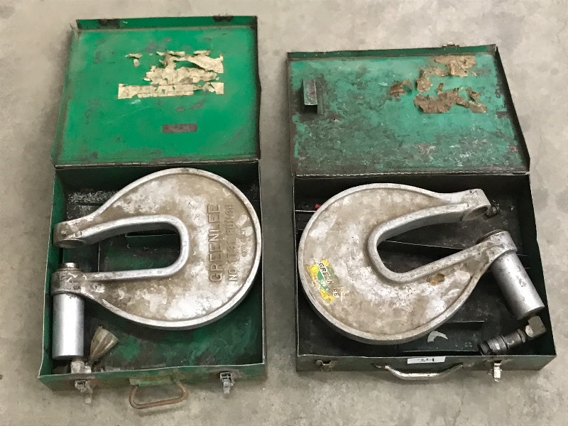 Lot Of (2) Greenlee Commerial Punch...