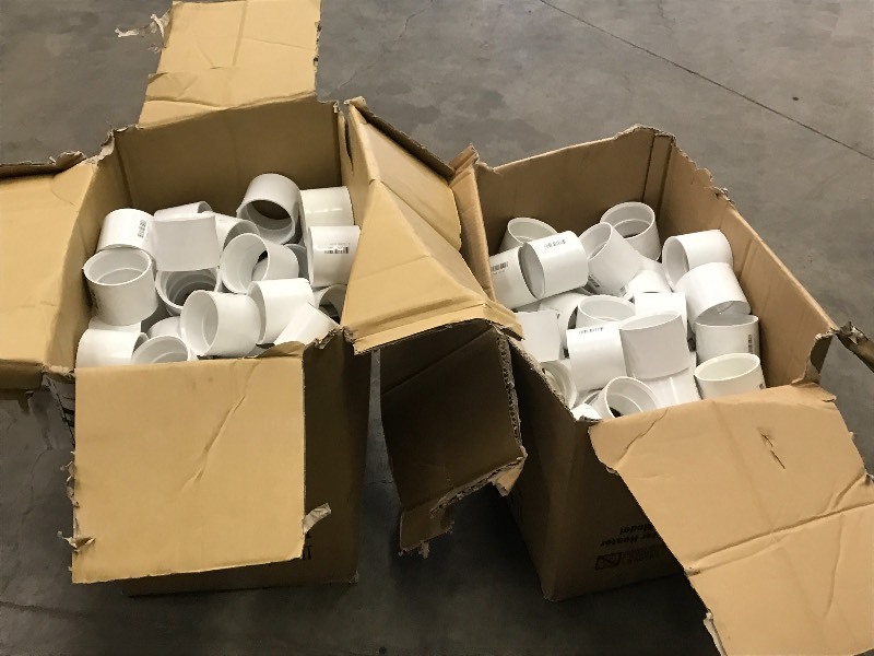 (2) Boxes Of PVC Pipe Links, (198) ...