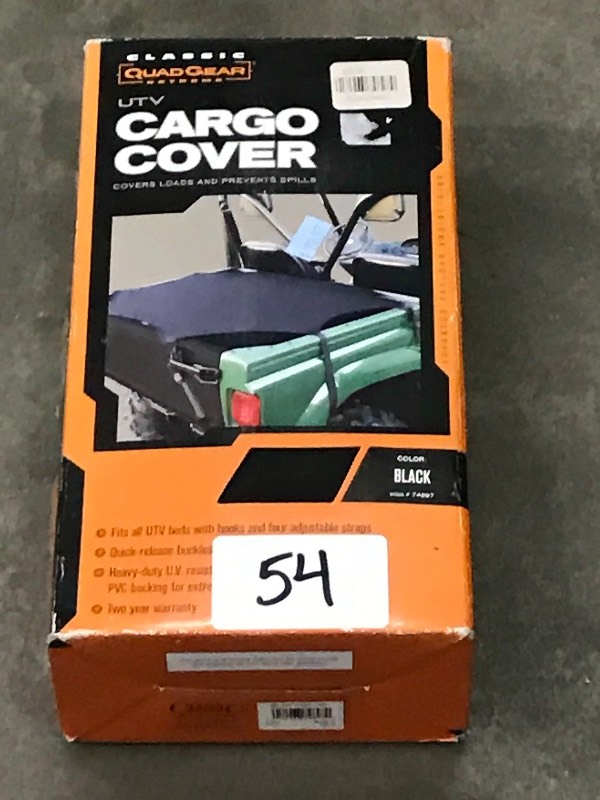 Quad Gear UTV Cargo Cover, Black ...