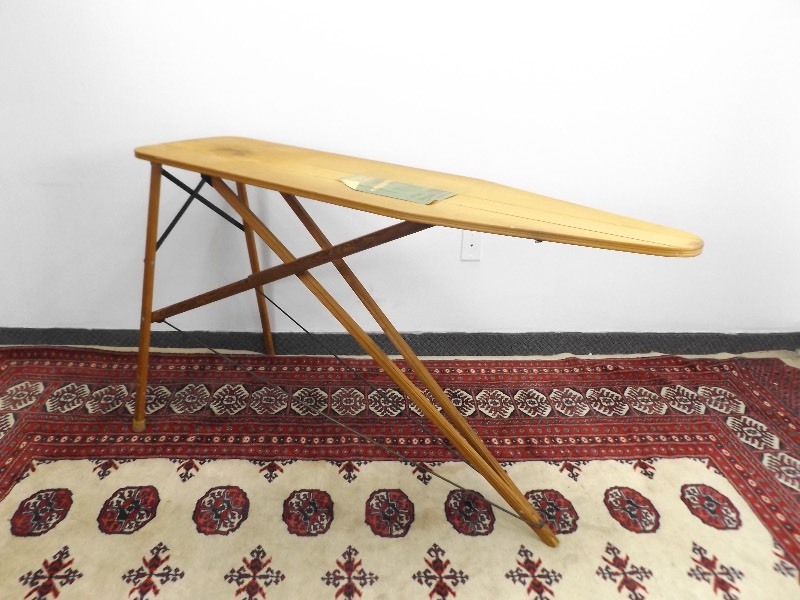 lot 14 image: Vintage Wood Ironing Board