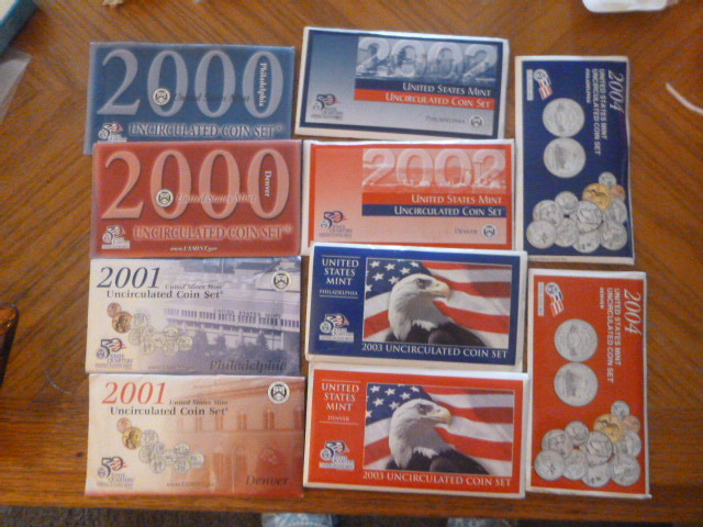 Philadelphia and Denver Mint Proof Sets