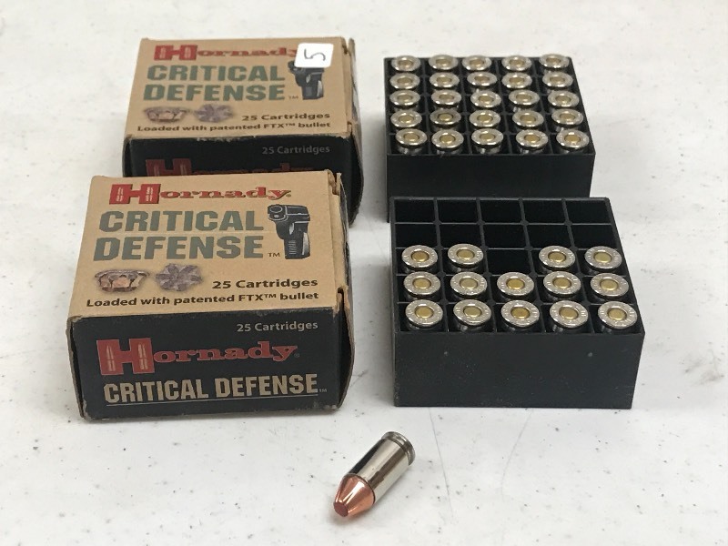 lot 5 image: (2) Boxes Of Hornady Critical Defen...