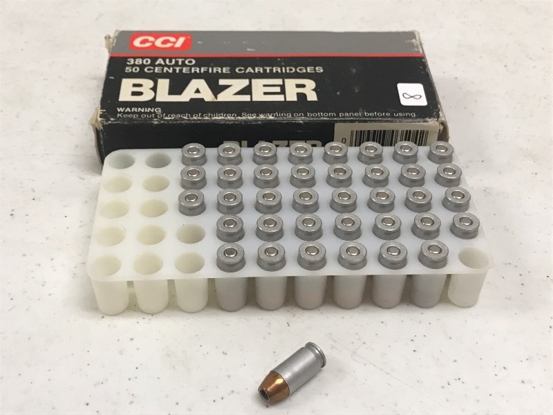 lot 8 image: (1) Box Of CCI 380-Auto 88grain JHP...