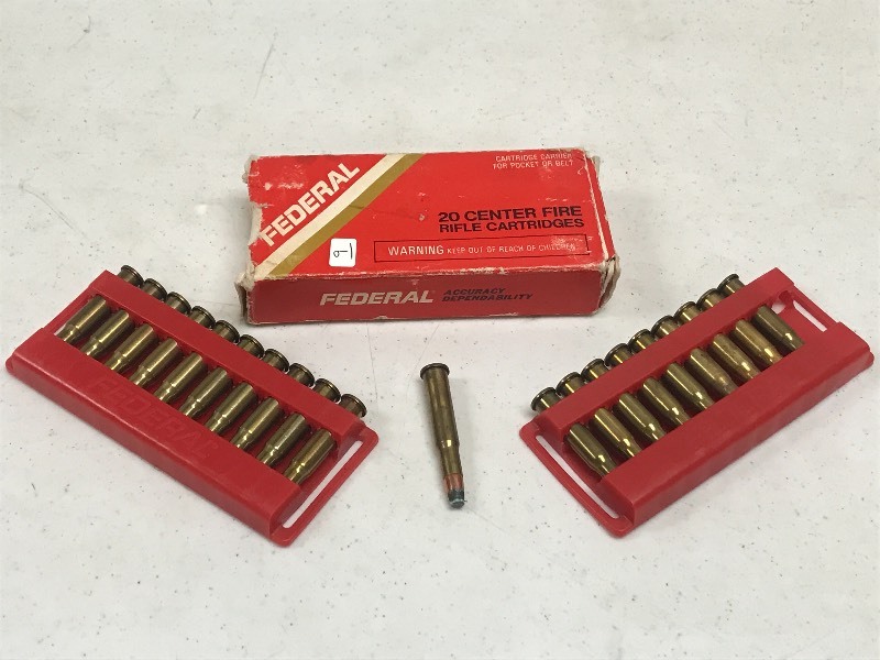 lot 9 image: (1) Box Of Federal 30-30 Winchester...